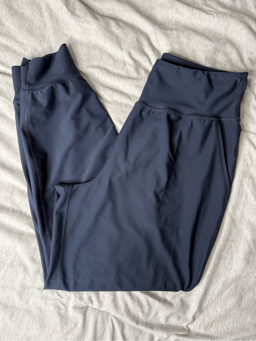 Old Navy Hi-Rise Go Dry Powersoft Navy Joggers